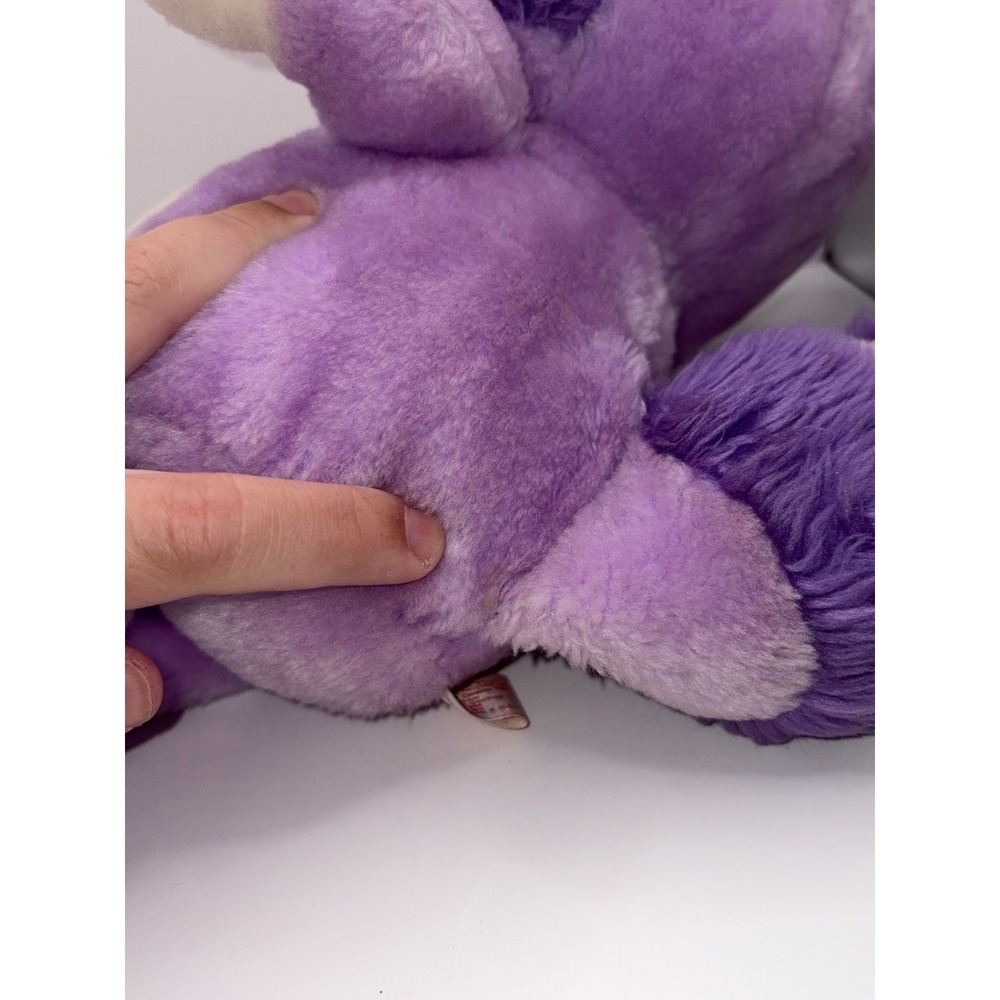 Vintage 1984 Kenner Care Bear Cousins Bright Heart Raccoon 13" Plush - Picture 10 of 16